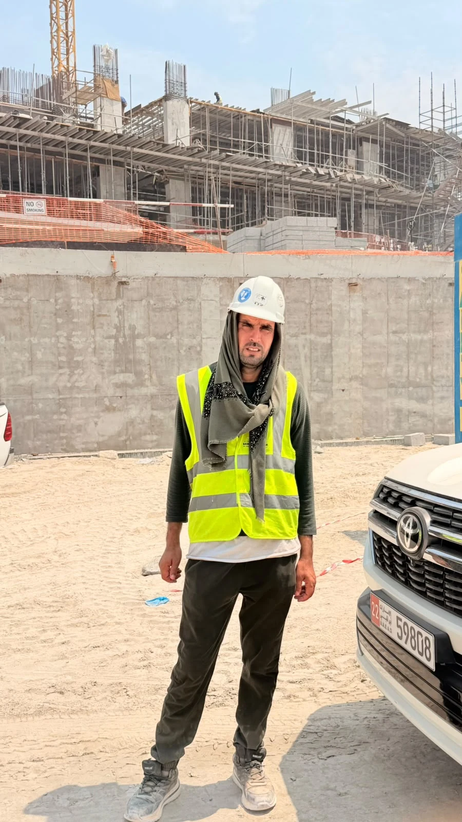 Team on site — supplied project photograph